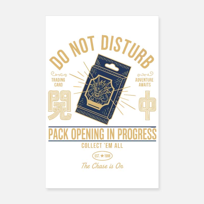 Ne pas interrompre l’ouverture de paquets en cours de trading Poster 20 x 30 cm