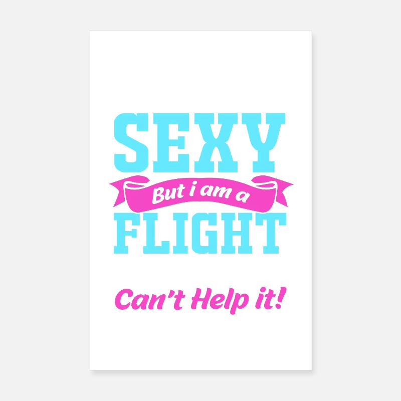 Hôtesse de l’air hôtesse de l’air Poster 20 x 30 cm