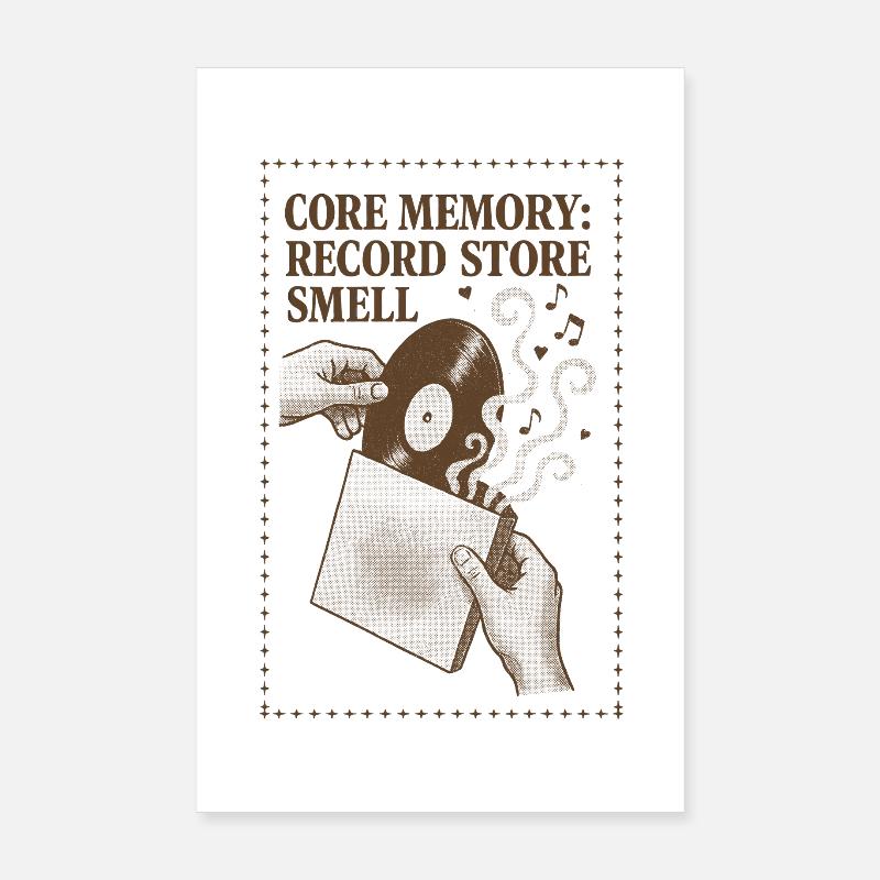 Core Reminder: Record Store | Vinyl Poster 8" x 12" (20x30 cm)