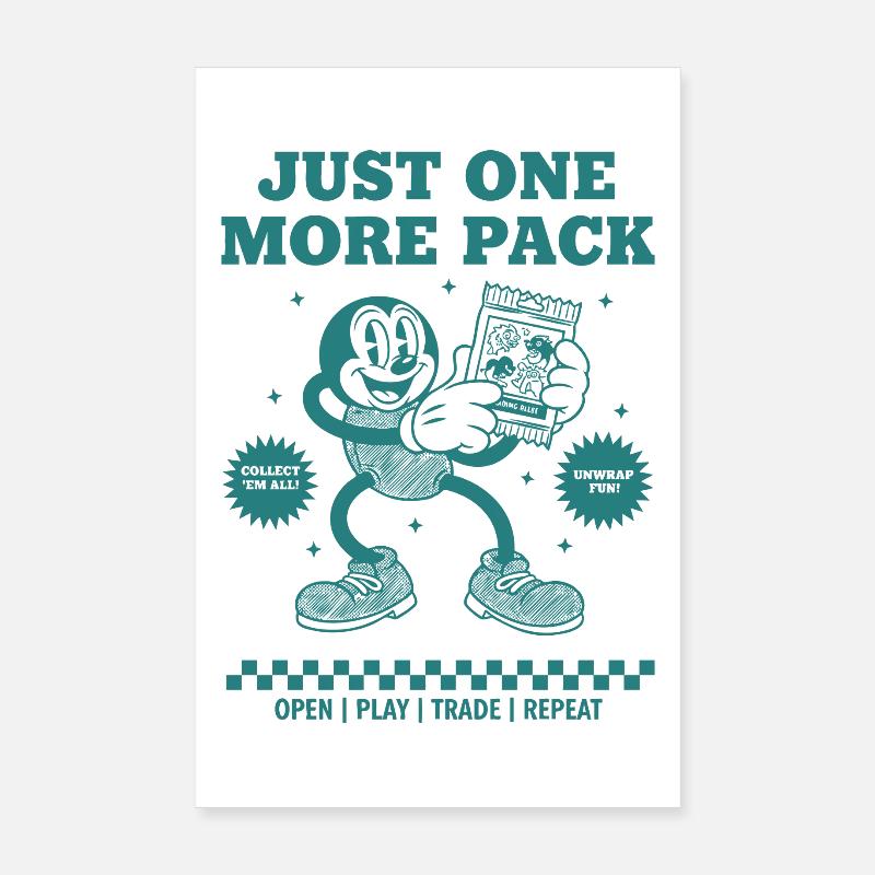 Nur noch ein Pack Trading Card Open Play Trade Poster 20x30 cm