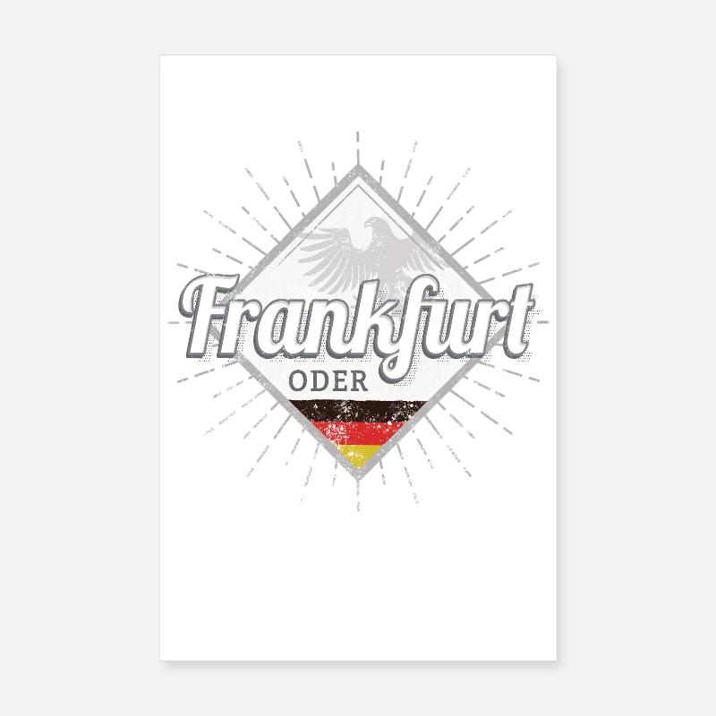 Frankfurt an der Oder in Deutschland Brandenburg Poster 20x30 cm