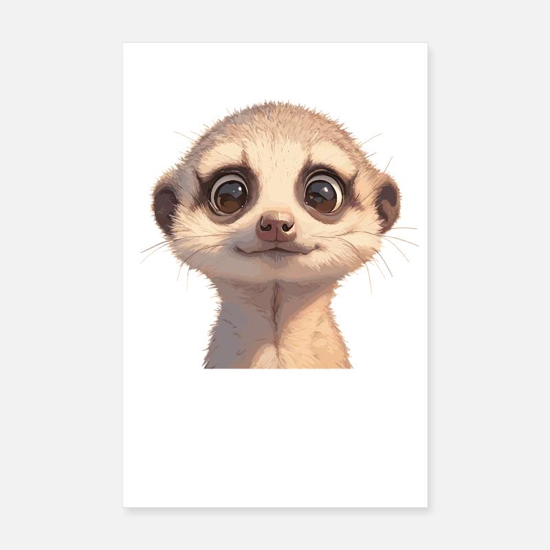 Suricate Erdmännchen Poster 20 x 30 cm