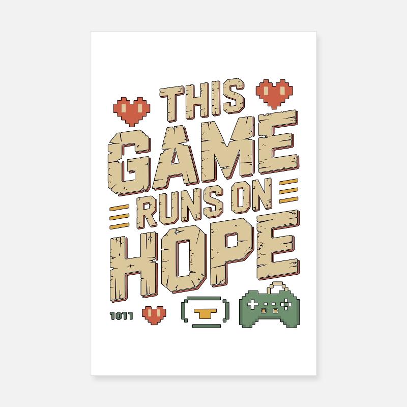 Game Developer This Game Runs On Indie Developer Poster 20x30 cm