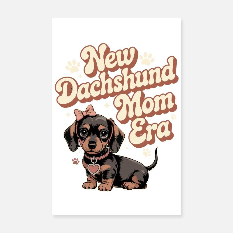 Ère des Teckels Mama Poster 20 x 30 cm