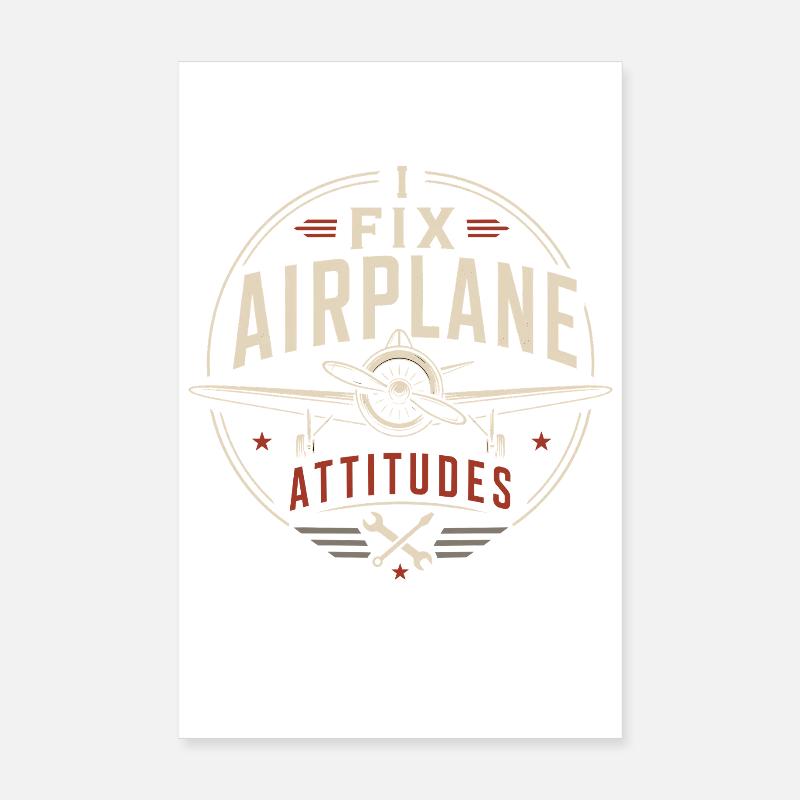 Aircraft Engineer Maintenance and Technology Poster 8" x 12" (20x30 cm)