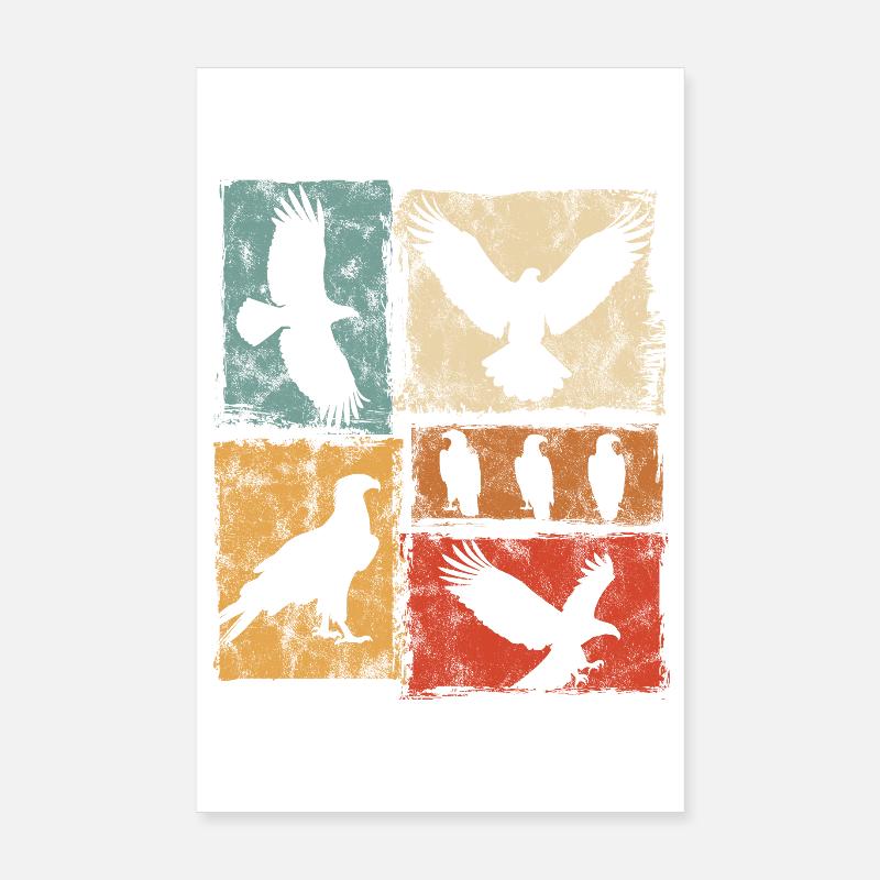 Eagle Perspectives Vintage Graphic Poster 20 x 30 cm