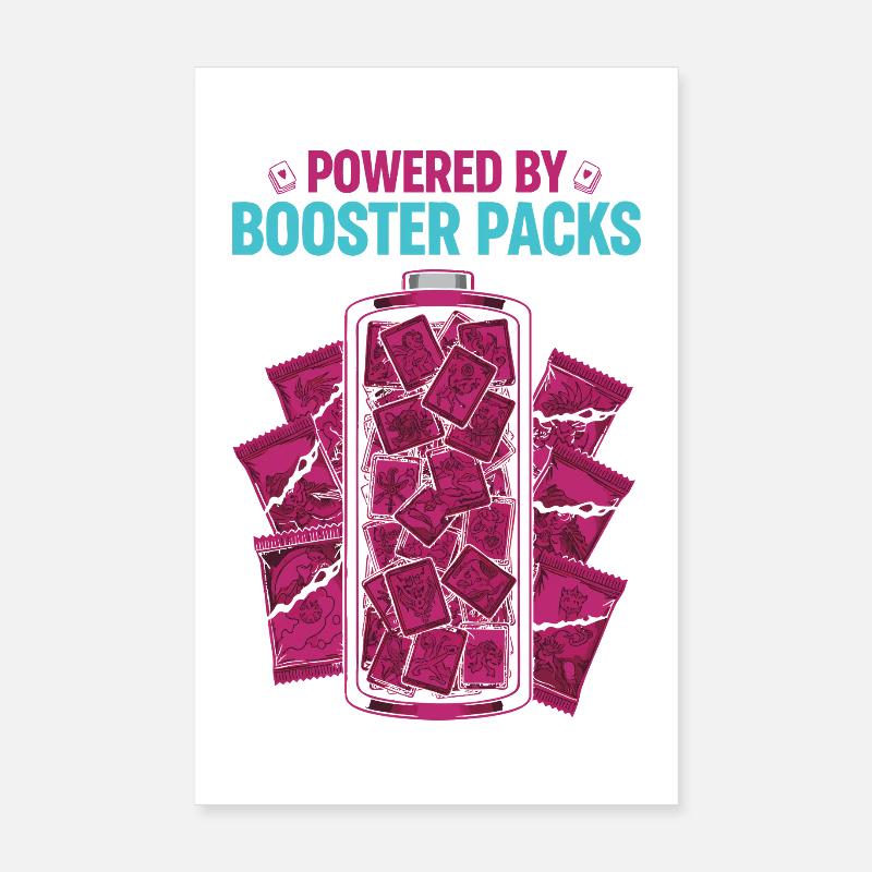 Boosté par des boosters Collectionneur de cartes à collectionner Poster 20 x 30 cm