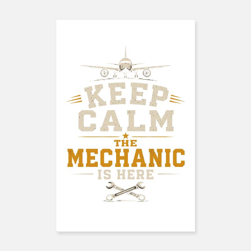 Aircraft Engineering Aviation Engineer Profession Poster 8" x 12" (20x30 cm)