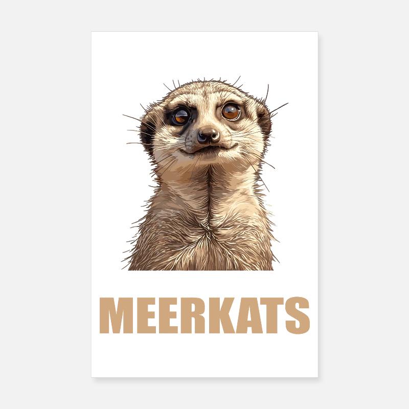 Meerkat Erdmännchen Poster 20x30 cm
