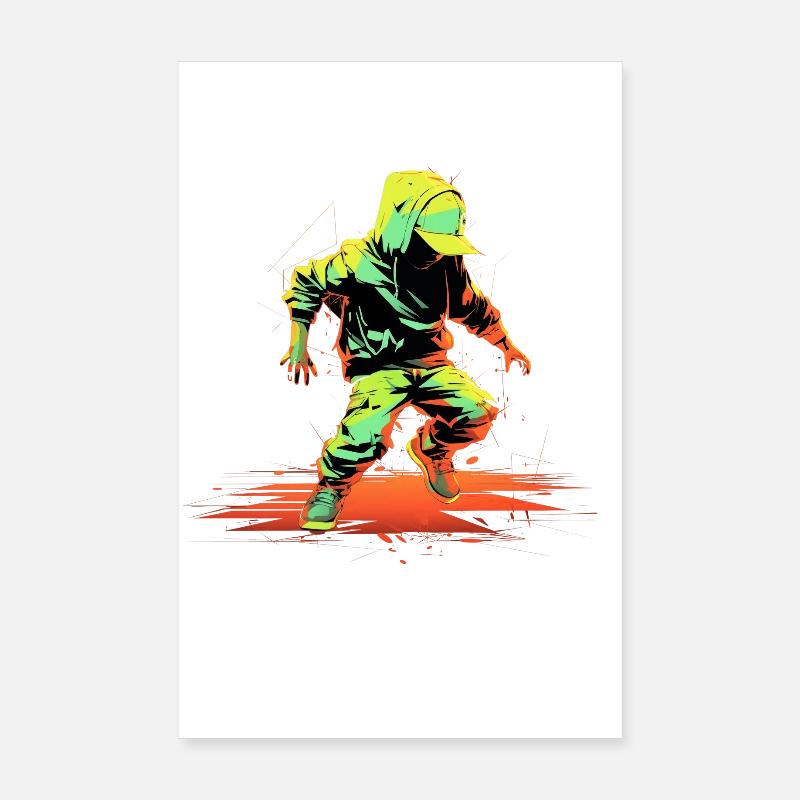 Breakdance Steamwave Poster 20 x 30 cm