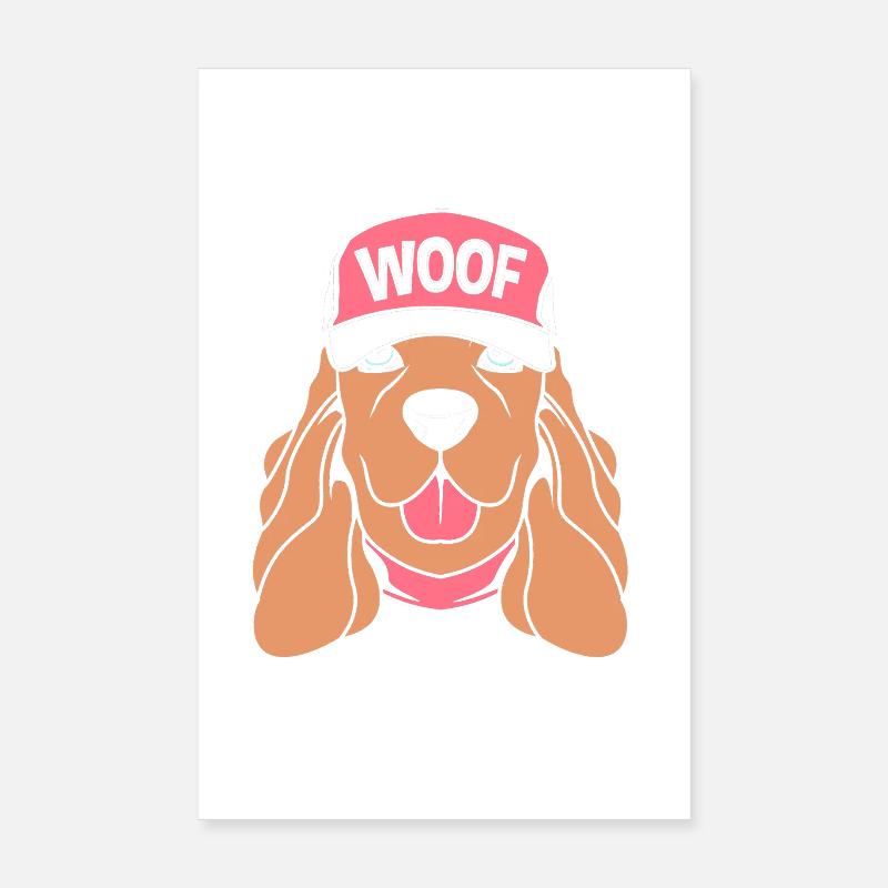 Cocker Spaniel Father Poster 8" x 12" (20x30 cm)