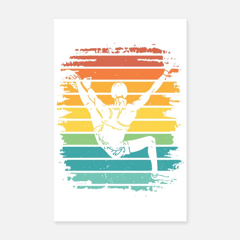 Bloc de bloc de Boulderer Poster 20 x 30 cm