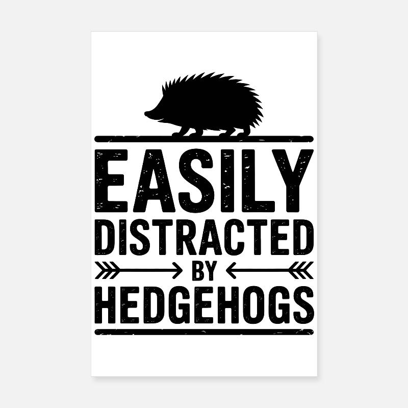 Igel Sprüche Igel Lustiges Igel Geschenk Poster 20x30 cm