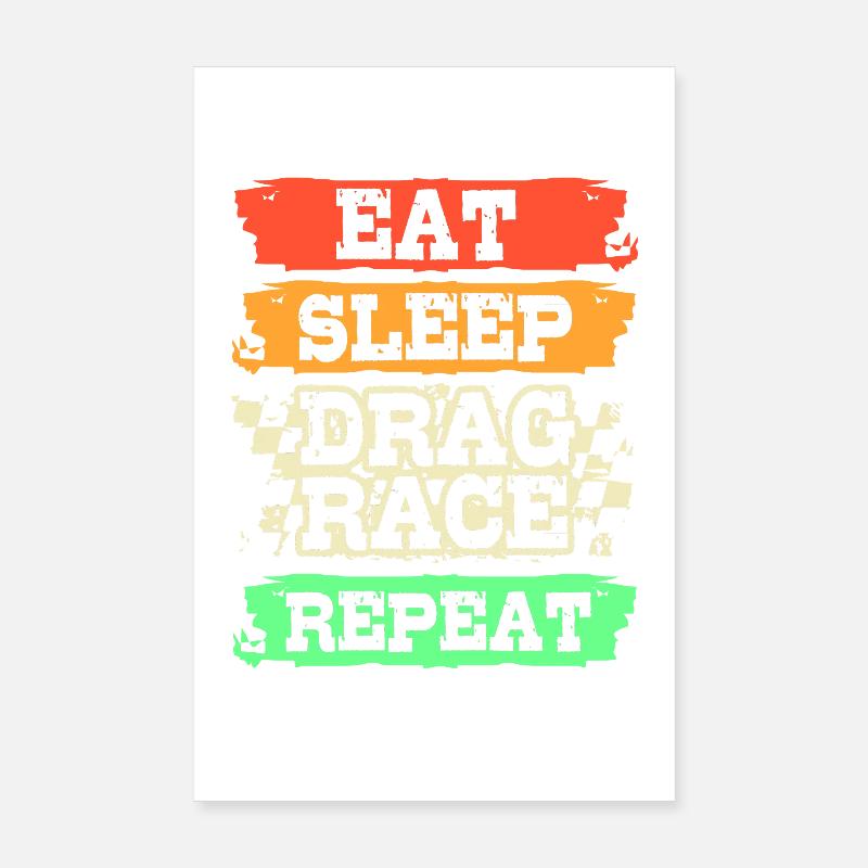Drag Race Poster 20x30 cm