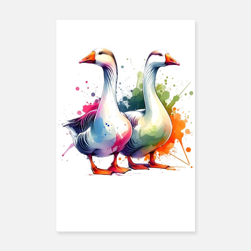 Gans Goose Poster 8" x 12" (20x30 cm)