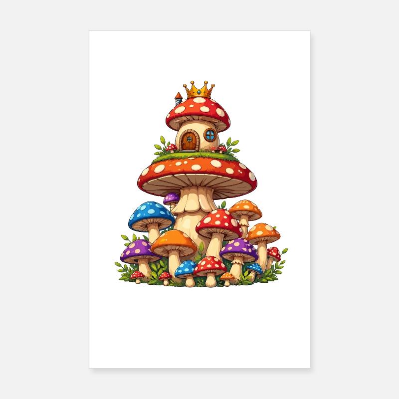 Grotte Royale des Champignons Poster 20 x 30 cm