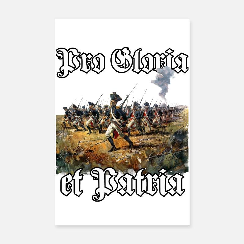preußische armee preußen uniform preußisches  Poster 20x30 cm