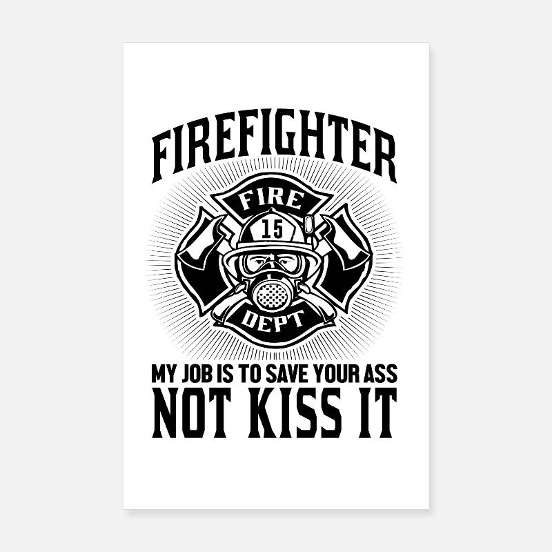 Fire_Fighter Poster 20x30 cm