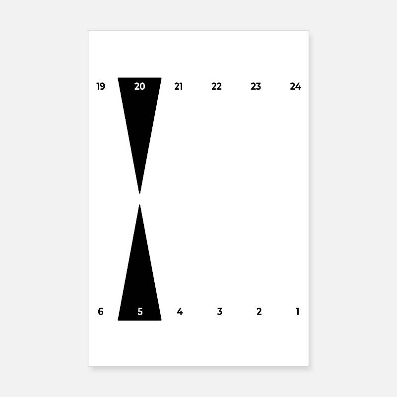 Backgammon | Point d’Or Poster 20 x 30 cm