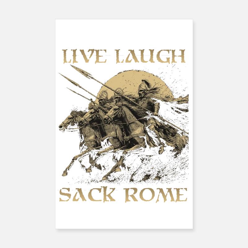 Migration Period & Ancient History Gift Idea Poster 8" x 12" (20x30 cm)