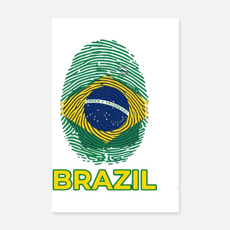 Brésil Poster 20 x 30 cm