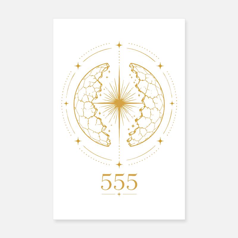 555 Cosmic Shift Poster 8" x 12" (20x30 cm)