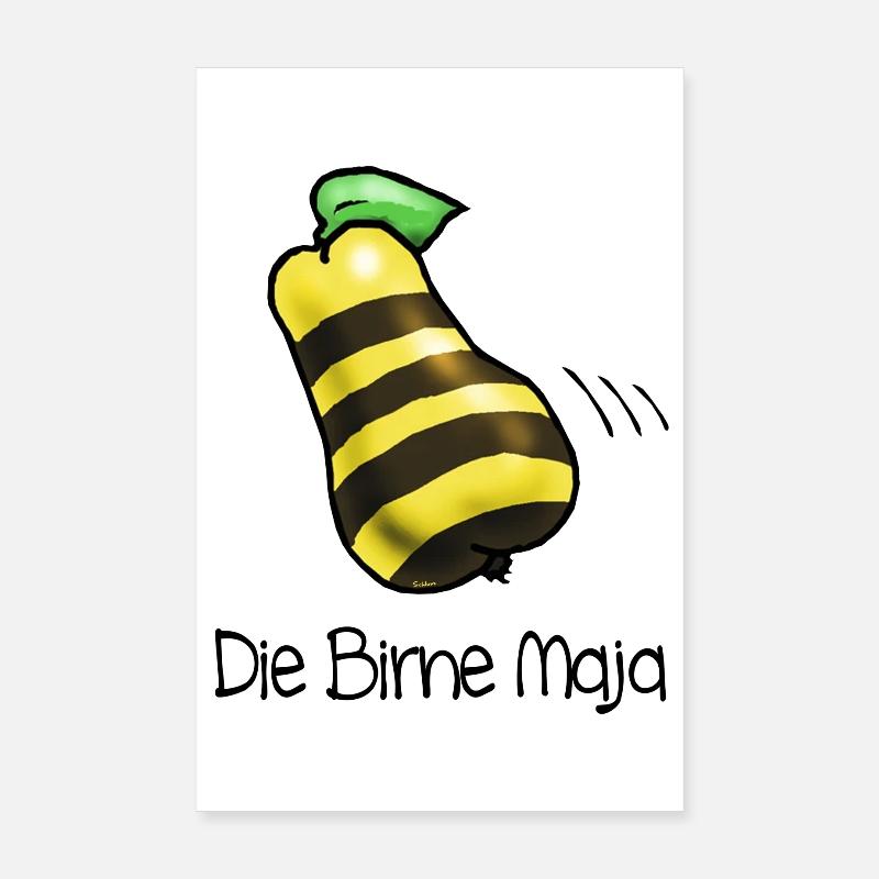 Birne Maja Poster 20x30 cm