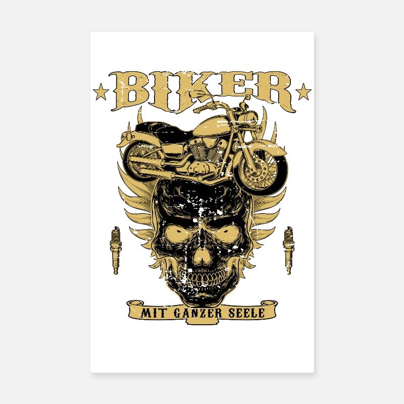 Motards Poster 20 x 30 cm