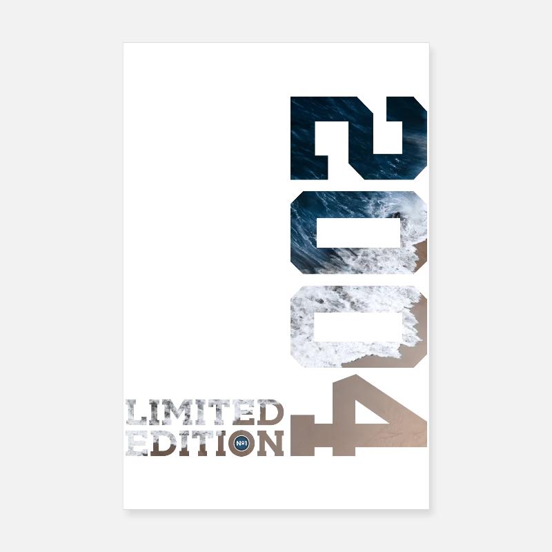 22E ANNIVERSAIRE ÉDITION LIMITÉE 2004 Poster 20 x 30 cm