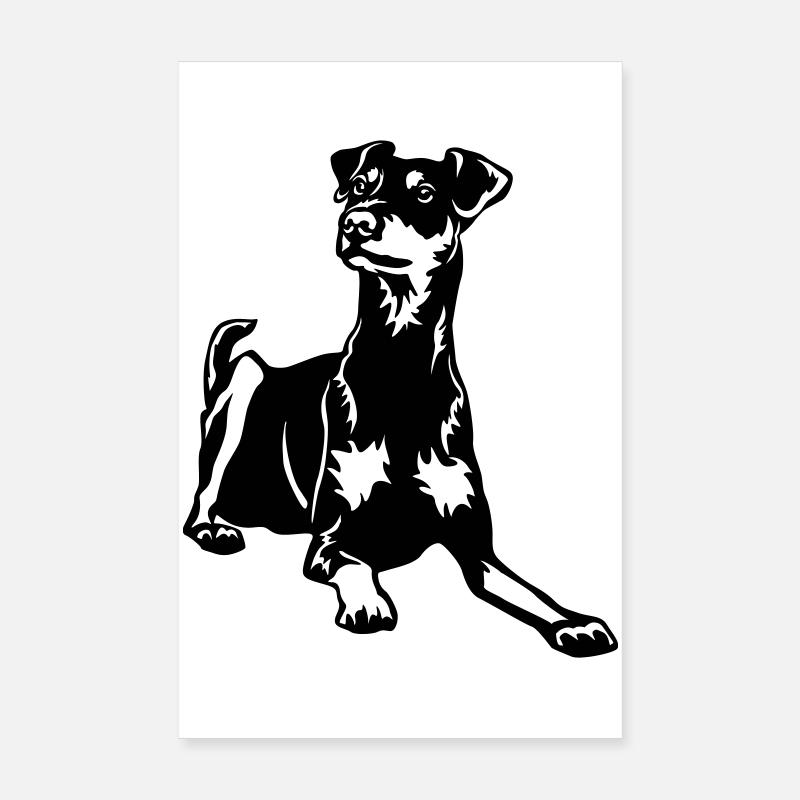 Deutscher Pinscher Poster 20x30 cm