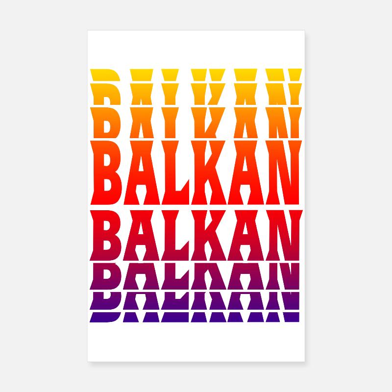 Design des Balkans Poster 20 x 30 cm