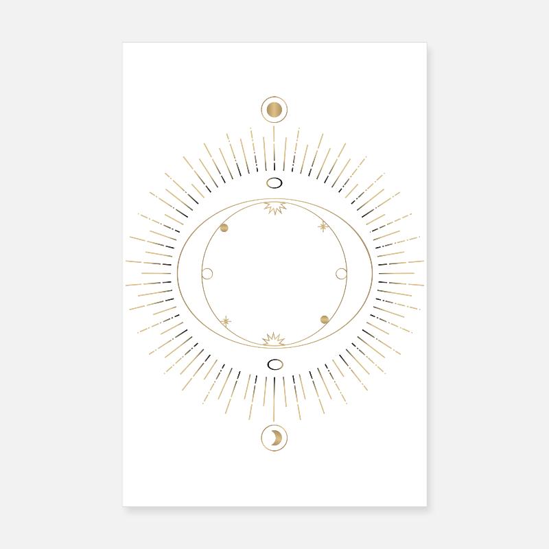 Conception du circuit de l’anneau solaire Poster 20 x 30 cm