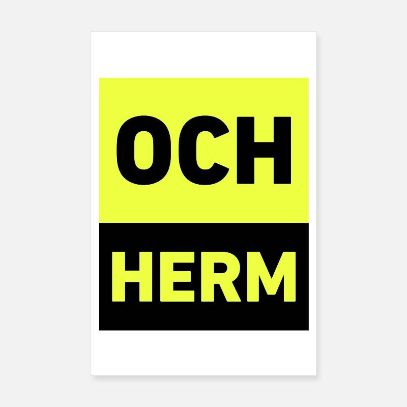 Och herm Poster 20x30 cm