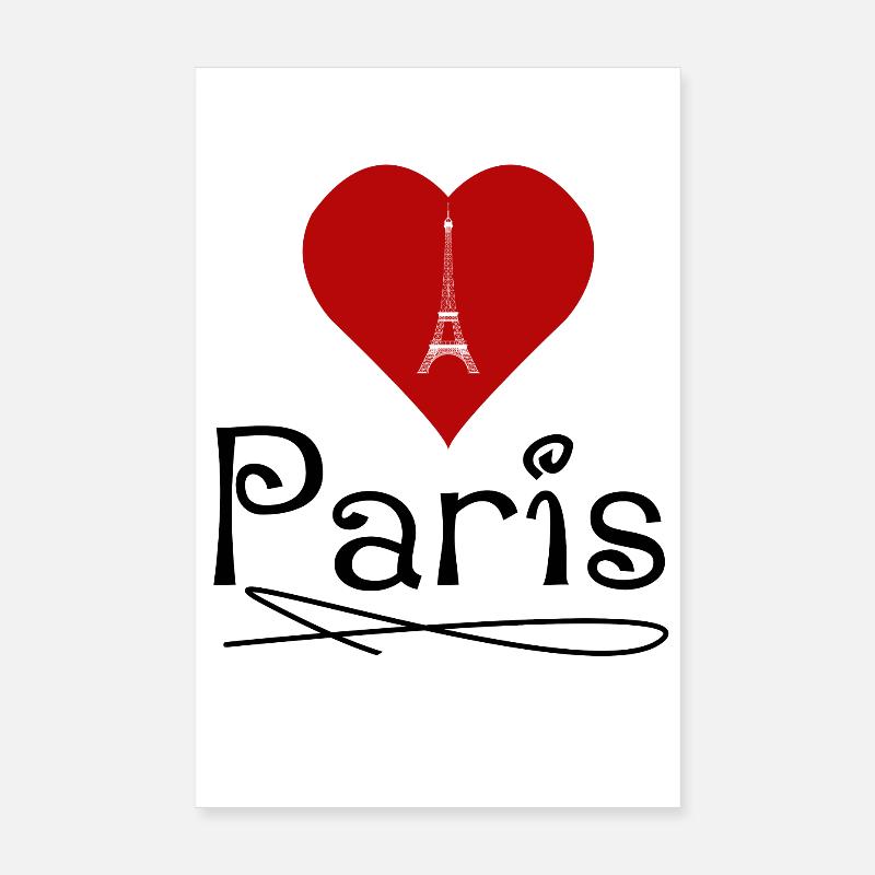 Ich liebe Paris Poster 20x30 cm