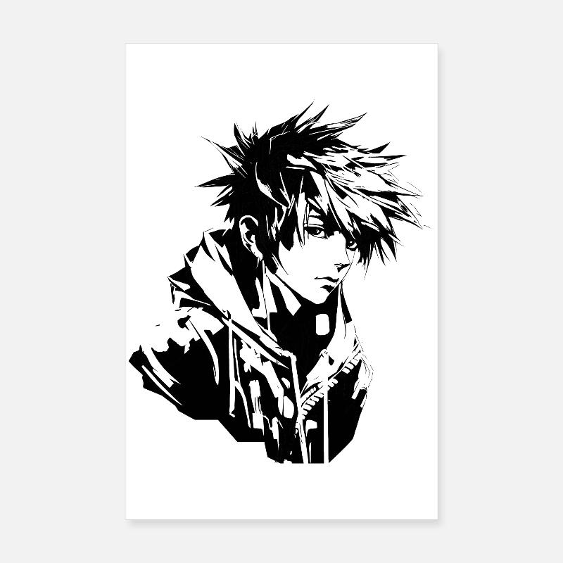 Anime Boy Design Poster 8" x 12" (20x30 cm)