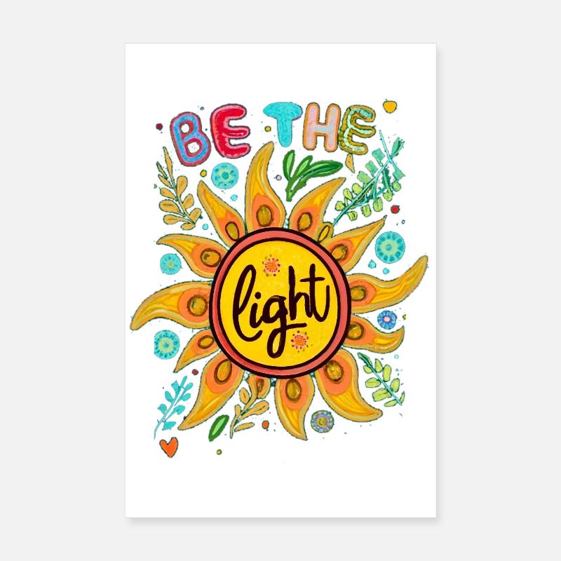 Be the Light Poster 8" x 12" (20x30 cm)