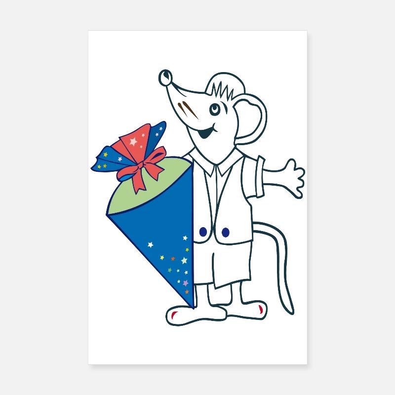 School Sugar Cone Poster 8" x 12" (20x30 cm)