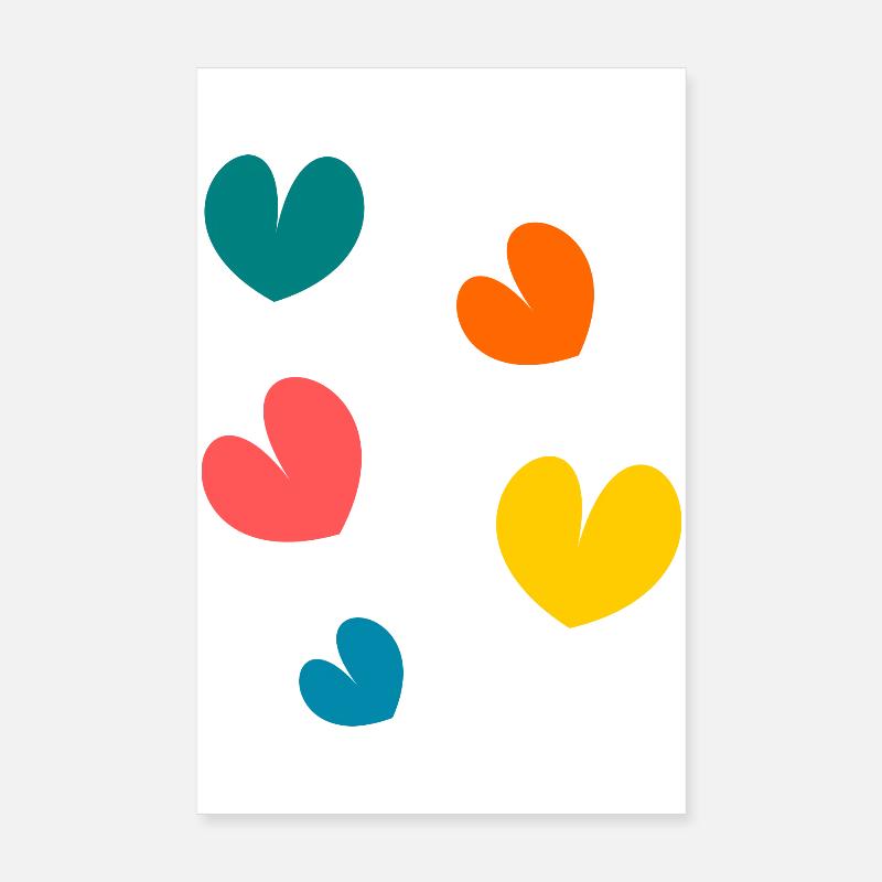 MAMA. MUTTERTAG. HERZ Poster 20x30 cm