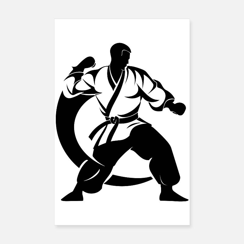 Karateka Poster 20x30 cm
