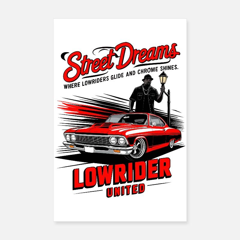 Lowrider Auto Poster 20x30 cm