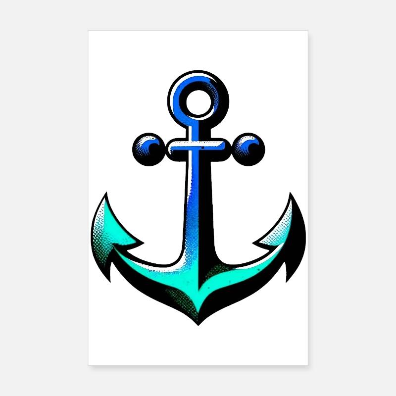 Une ancre Poster 20 x 30 cm