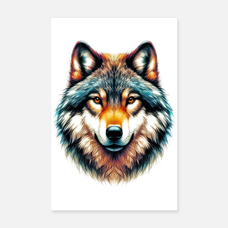Loup Poster 20 x 30 cm