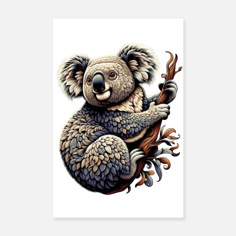 Koala Poster 20 x 30 cm