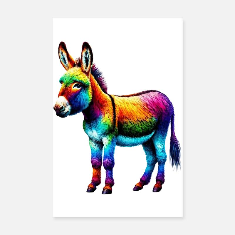 Mule âne Poster 20 x 30 cm