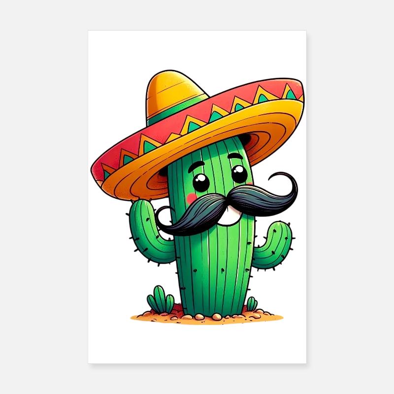 Cactus Poster 20 x 30 cm