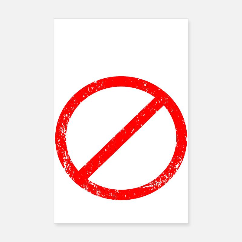 Keine Messer Stadt Poster 20x30 cm