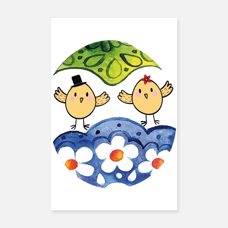 Joyeuses Pâques Poster 20 x 30 cm