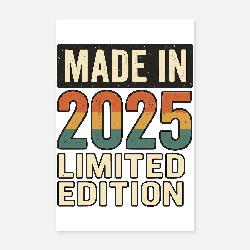 Édition limitée produite en 2025 Poster 20 x 30 cm