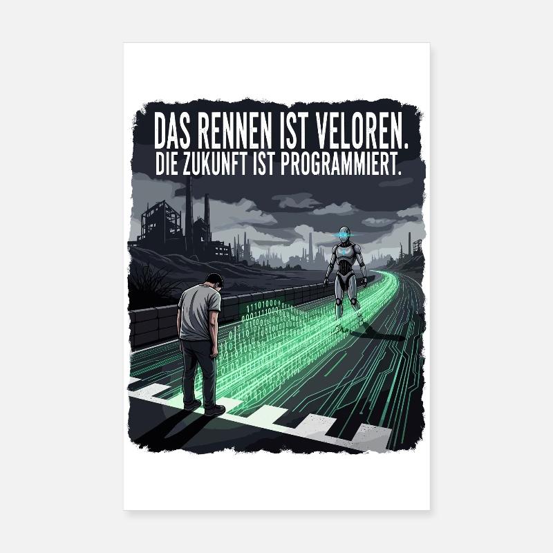 Future Race Poster 8" x 12" (20x30 cm)