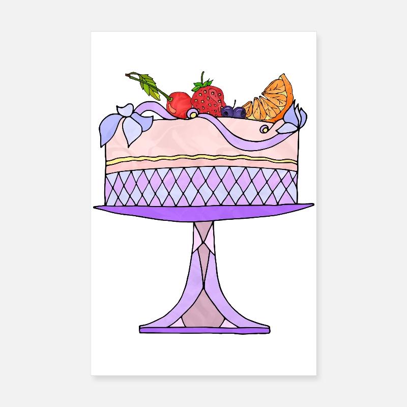 Cake Poster 8" x 12" (20x30 cm)
